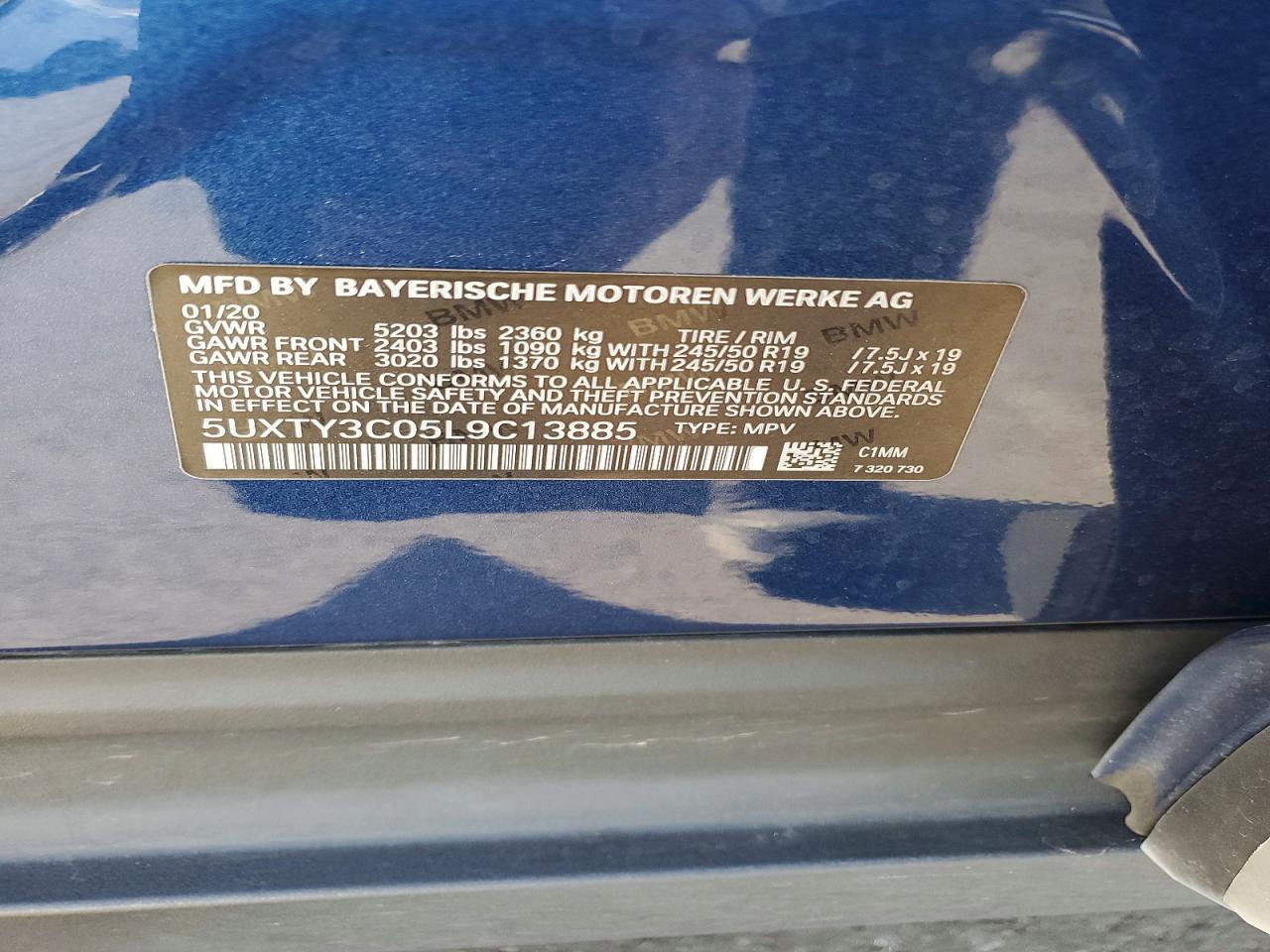 2020 BMW X3