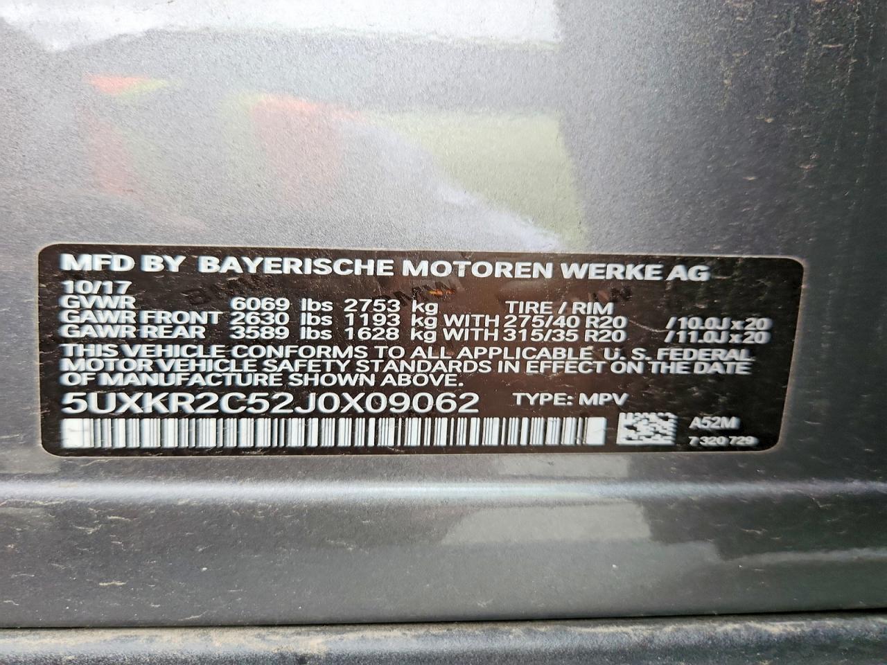 2018 BMW X5