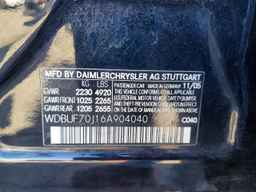 2006 MERCEDES-BENZ E-Class