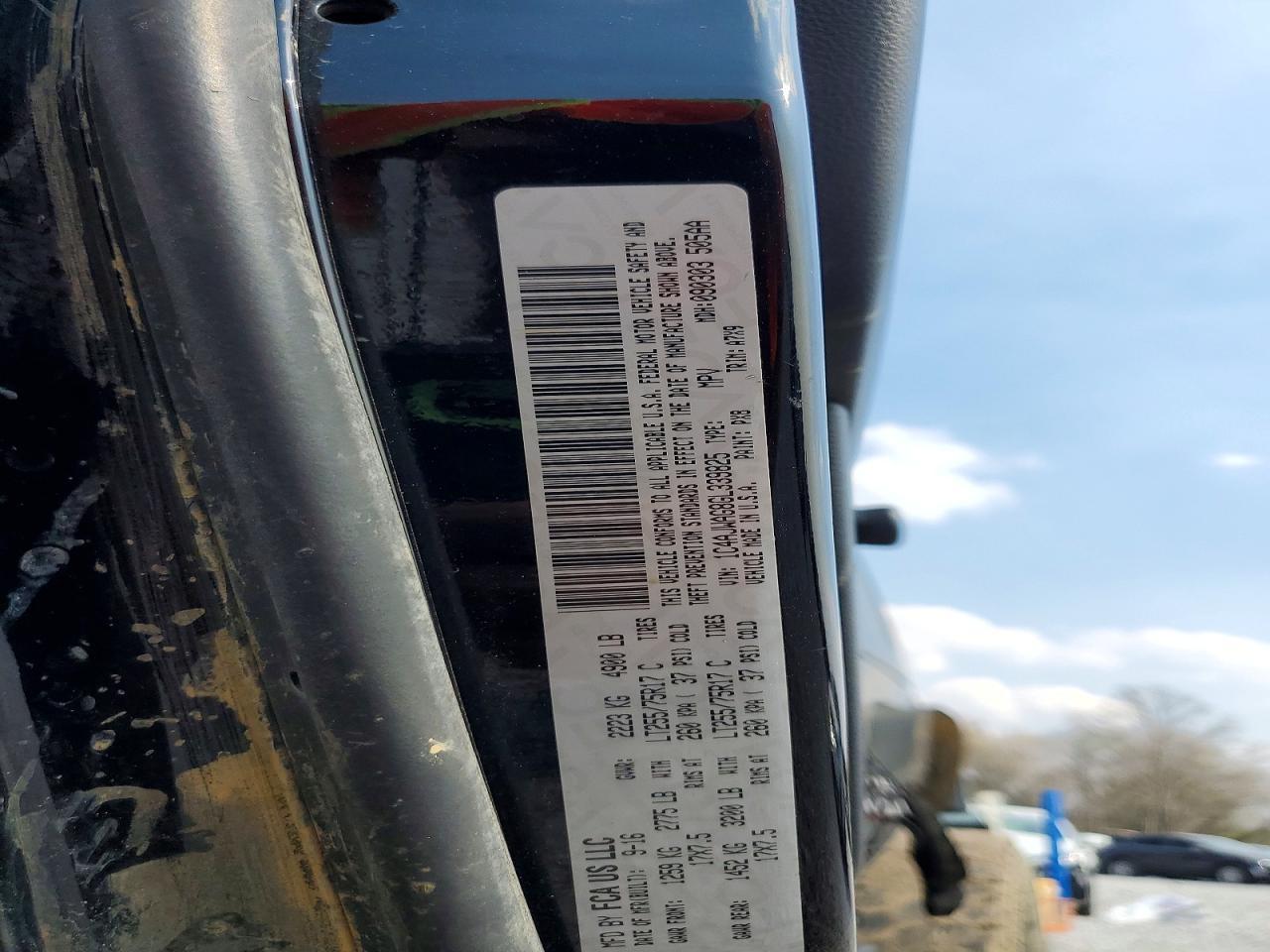 2016 JEEP WRANGLER