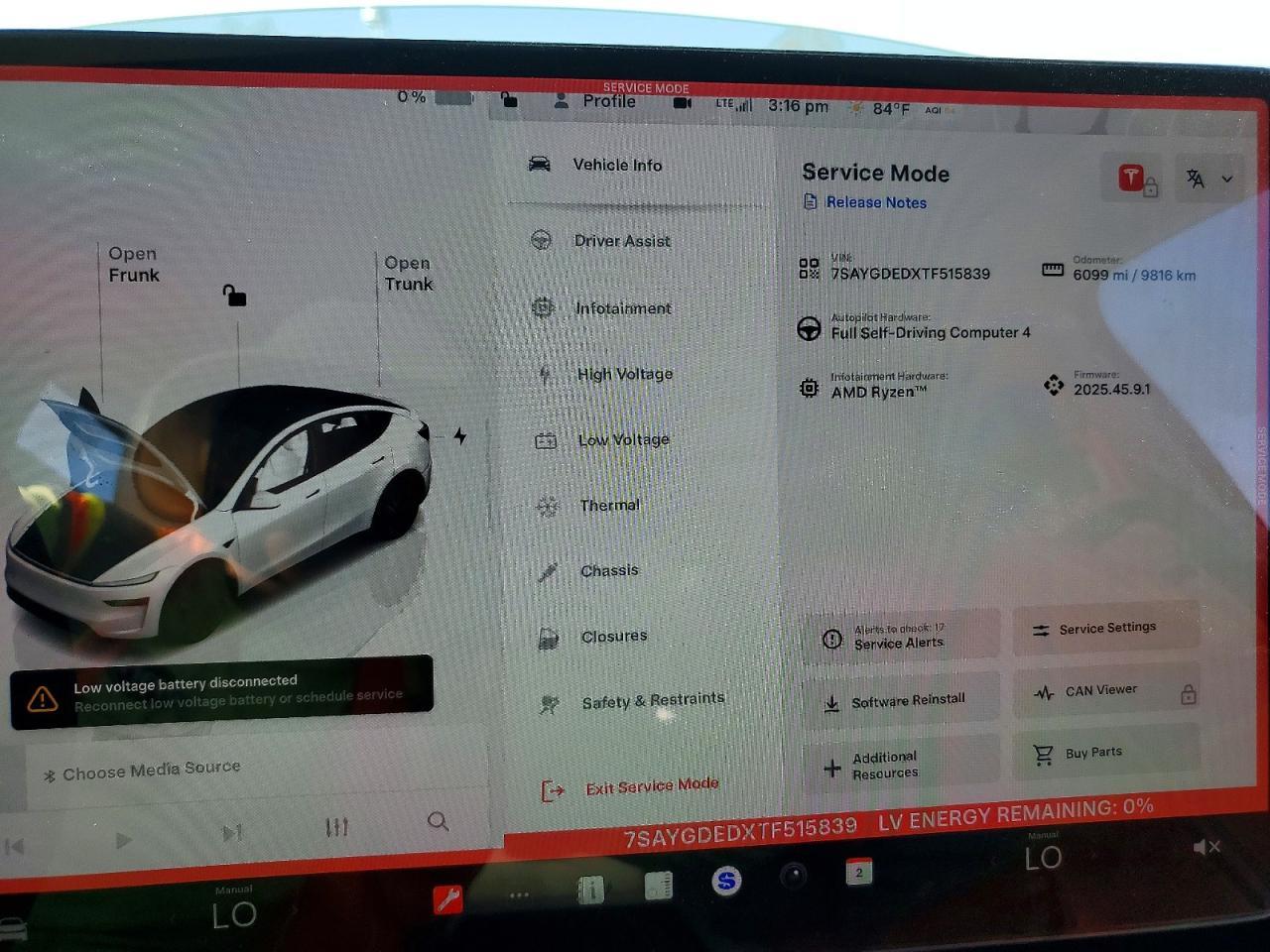 2026 TESLA MODEL Y