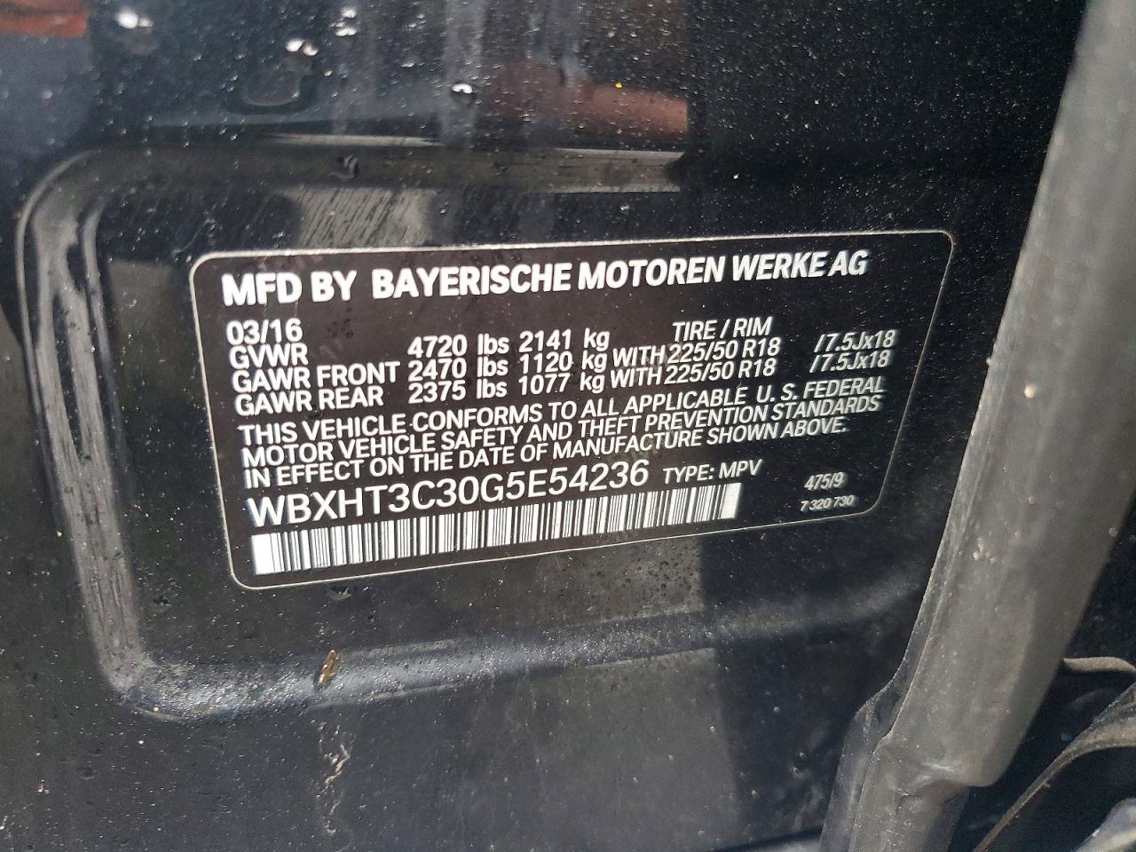 2016 BMW X1