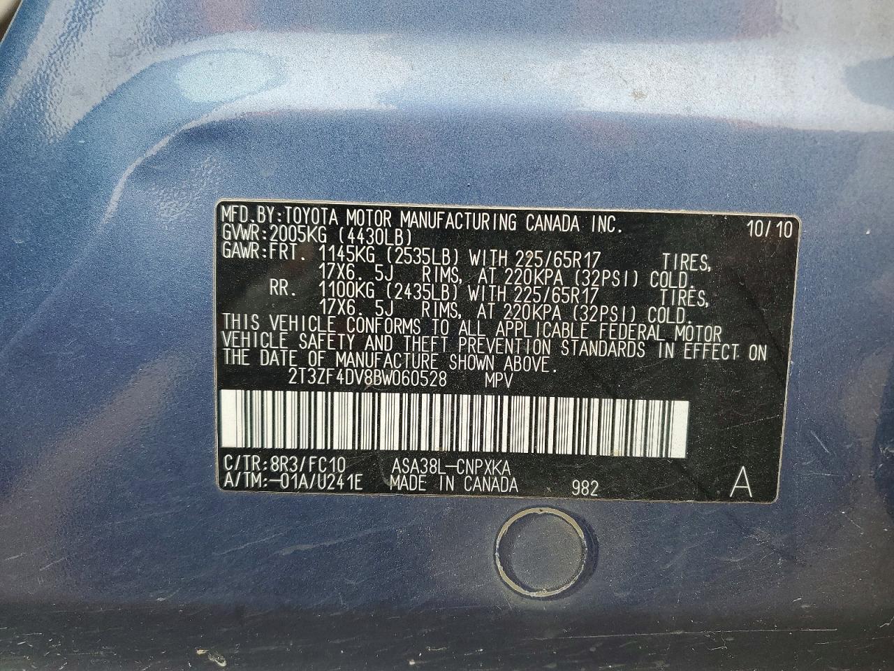 2011 TOYOTA RAV4