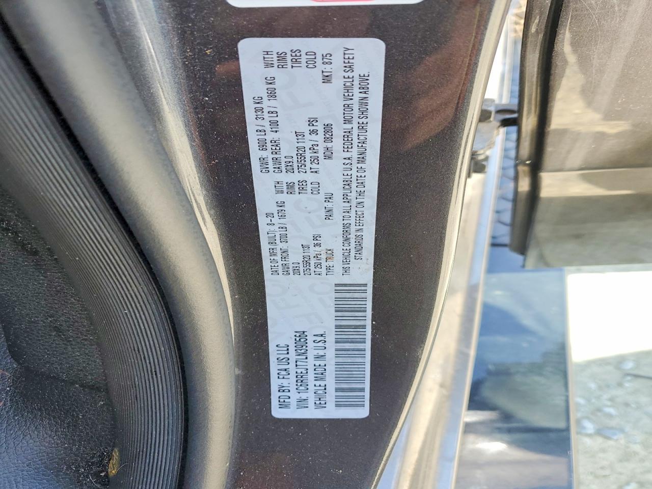 2020 RAM 1500