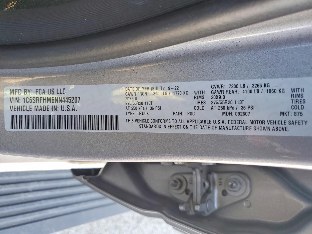 2022 RAM 1500