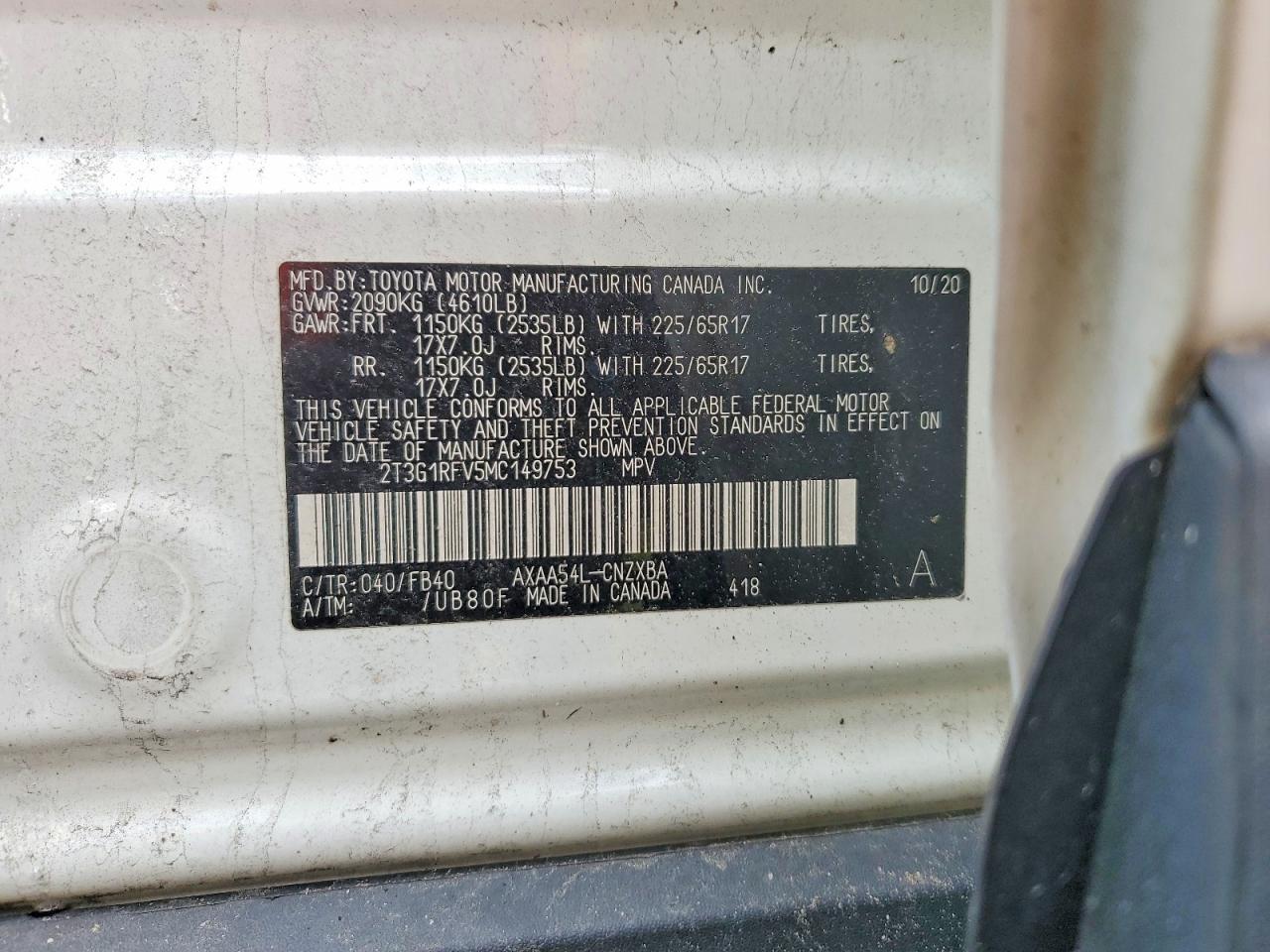 2021 TOYOTA RAV4