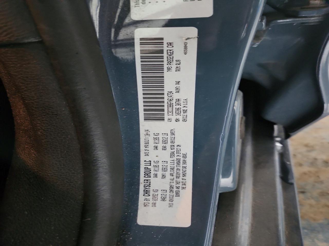 2015 CHRYSLER 200