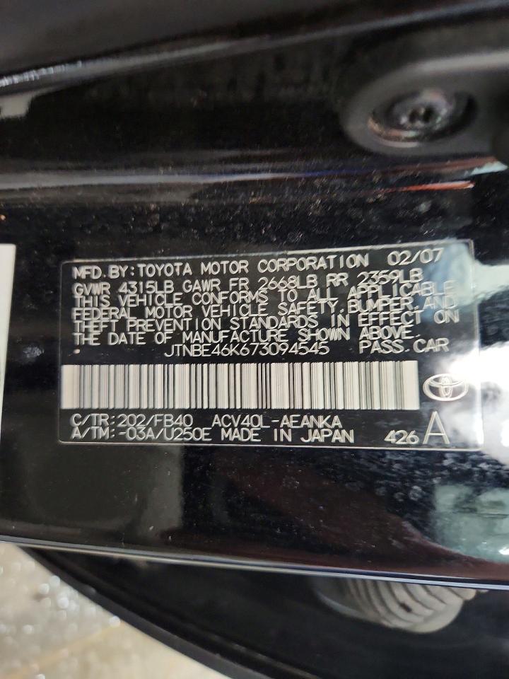 2007 TOYOTA CAMRY