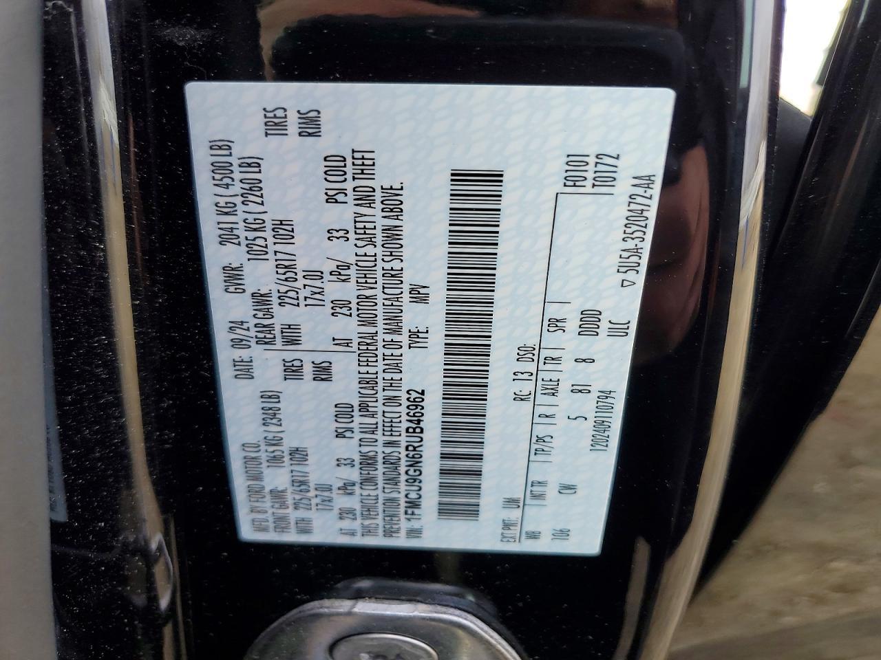 2024 FORD ESCAPE
