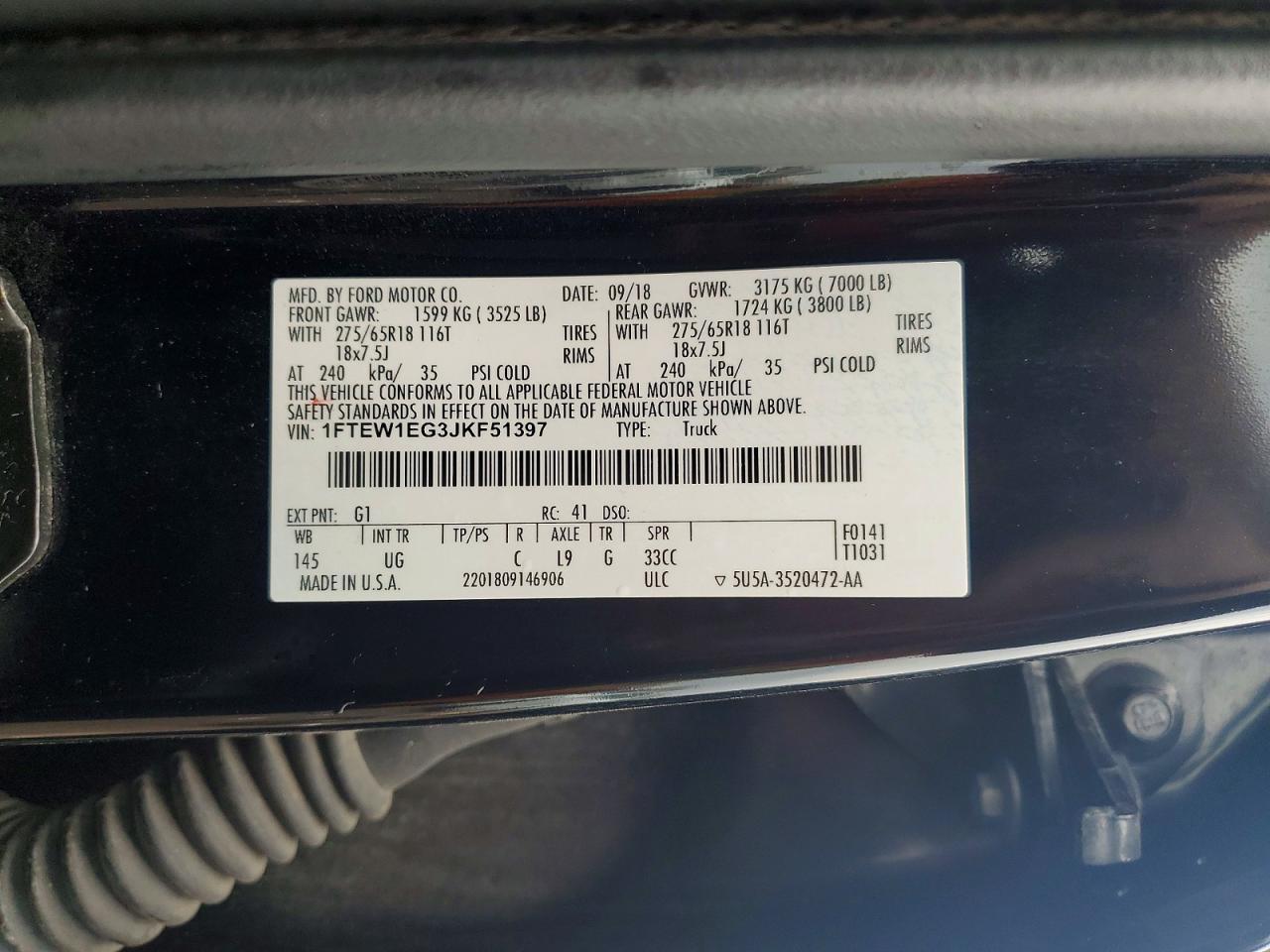 2018 FORD F-150 Lightning