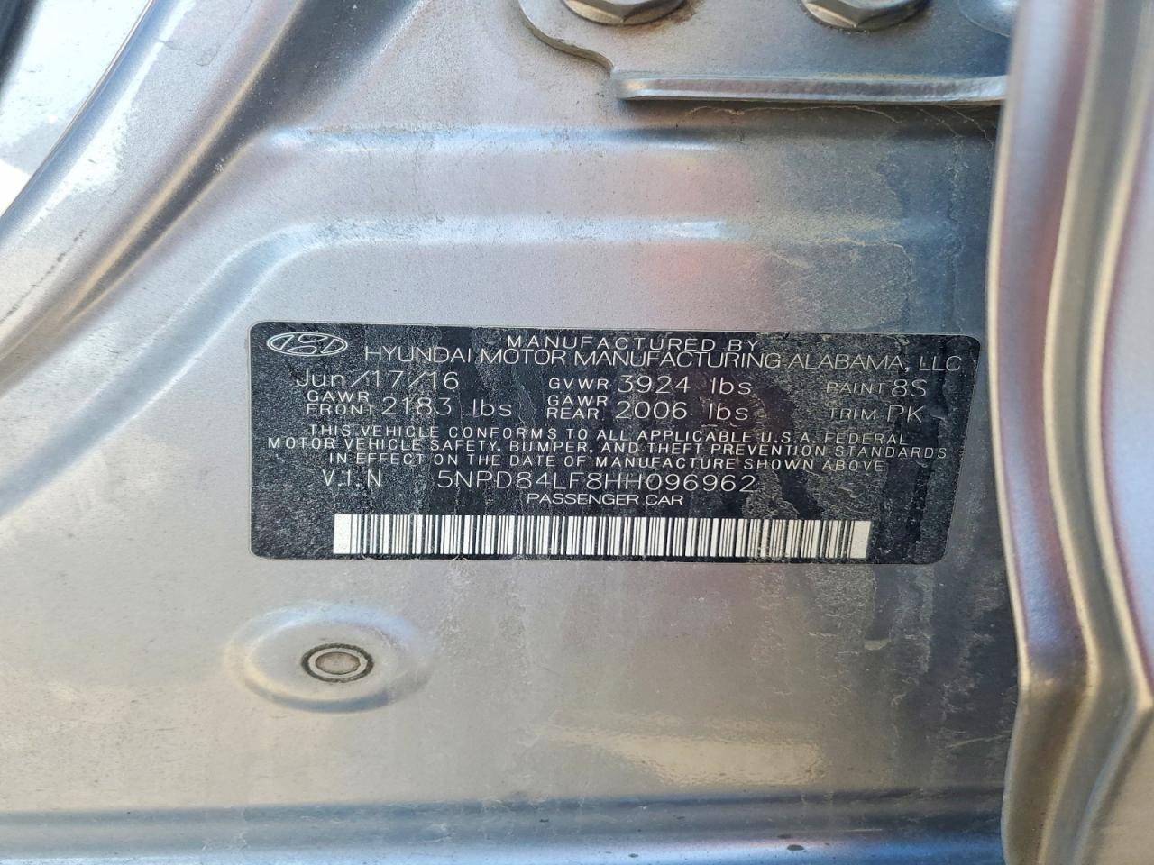 2017 HYUNDAI ELANTRA