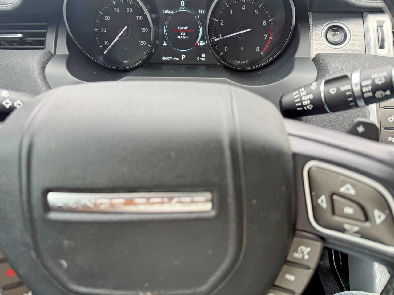 2019 LAND ROVER RANGE ROVER EVOQUE