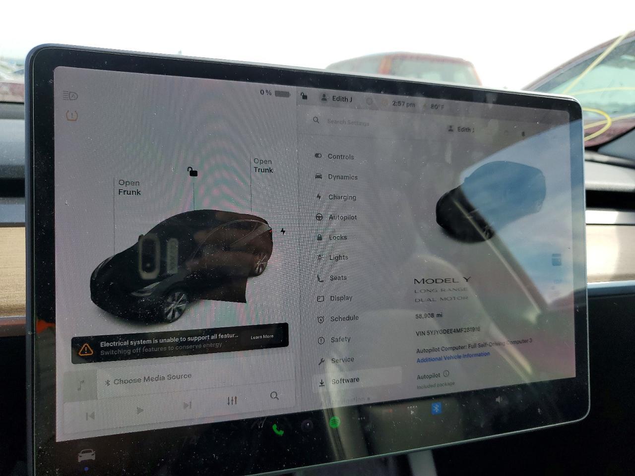 2021 TESLA MODEL Y