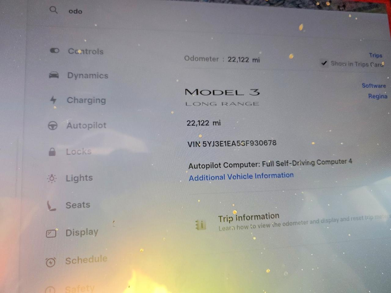 2025 TESLA MODEL 3