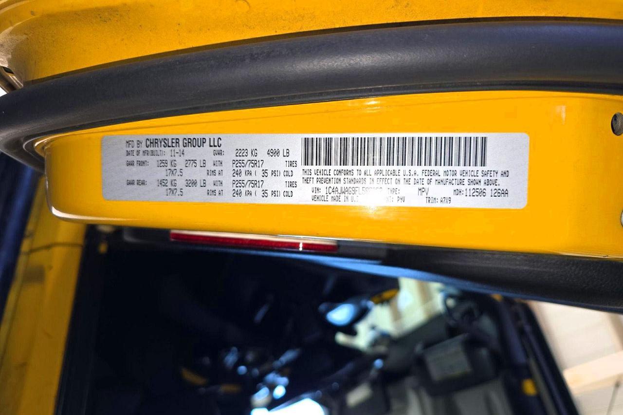 2015 JEEP WRANGLER