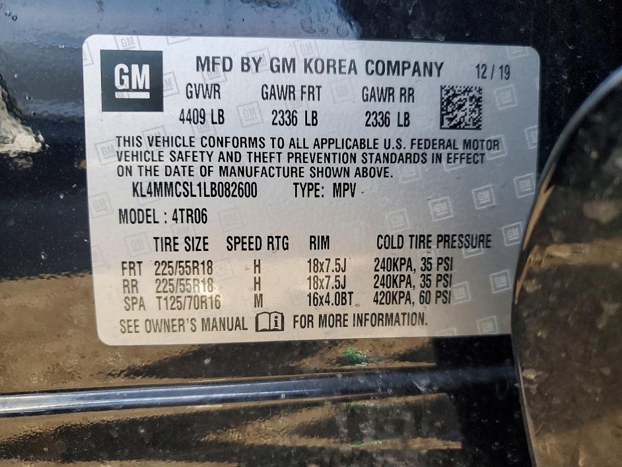 2020 BUICK Encore GX