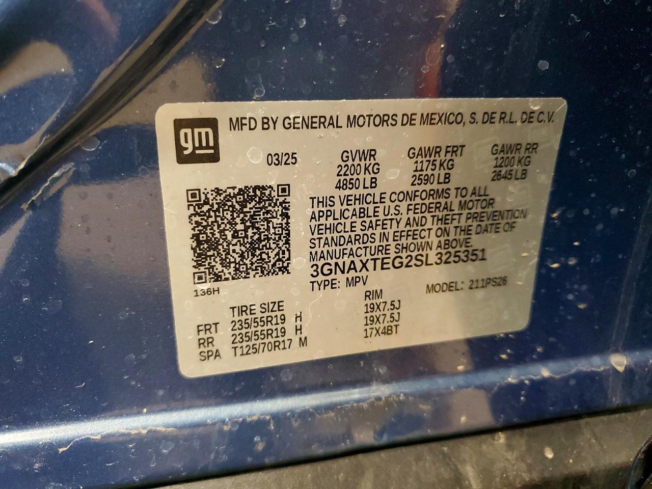 2025 CHEVROLET EQUINOX