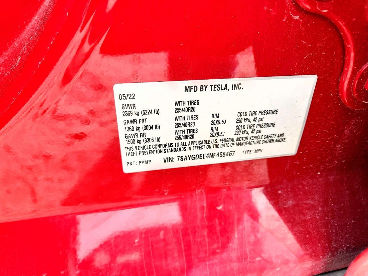 2022 TESLA MODEL Y
