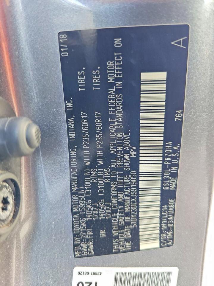 2018 TOYOTA SIENNA