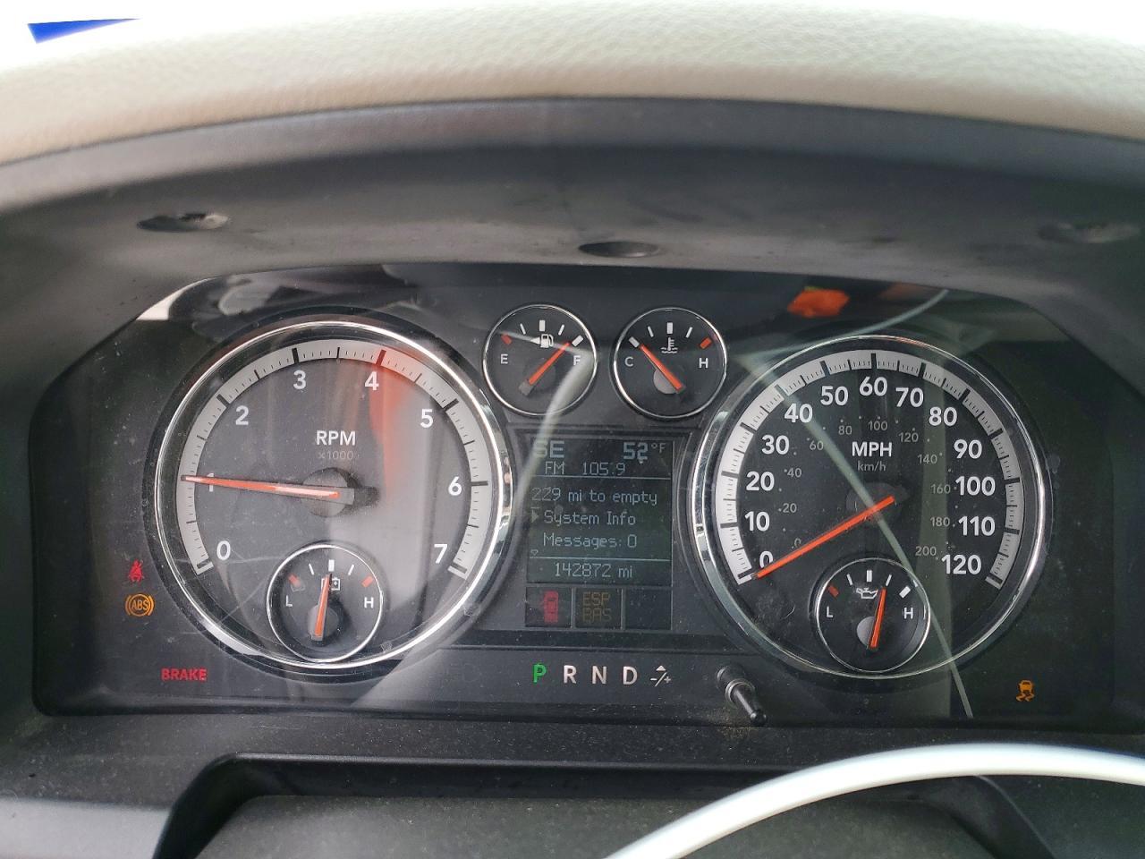 2009 DODGE RAM 1500