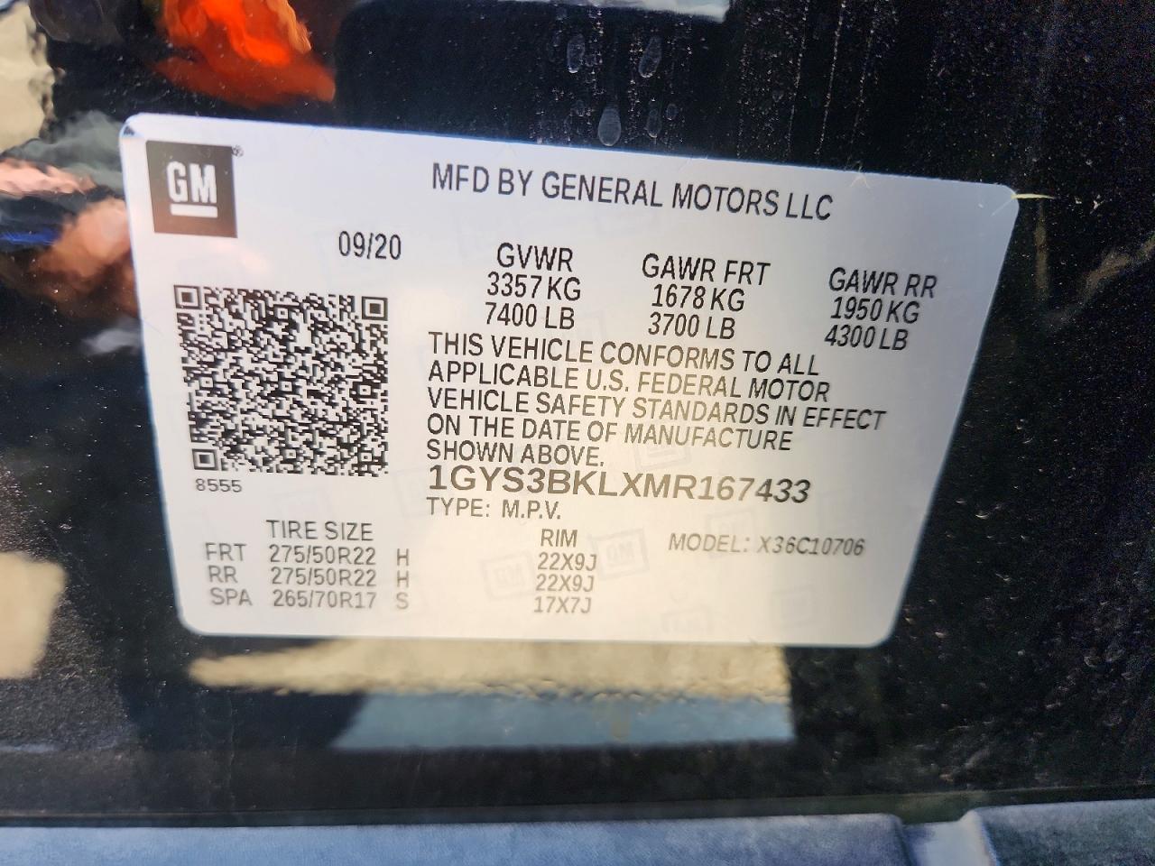 2021 CADILLAC ESCALADE