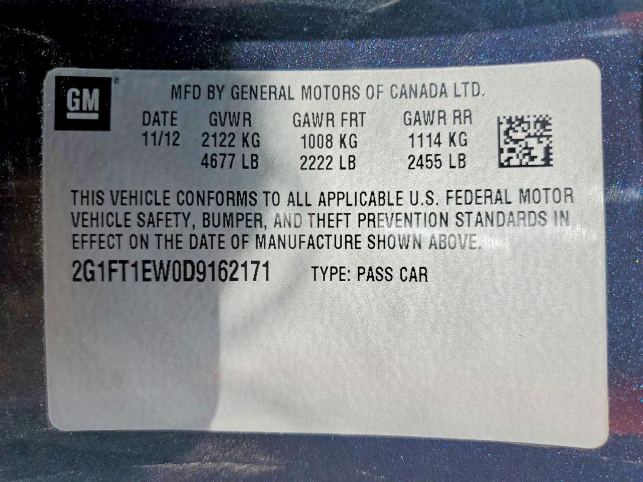 2013 CHEVROLET Camaro