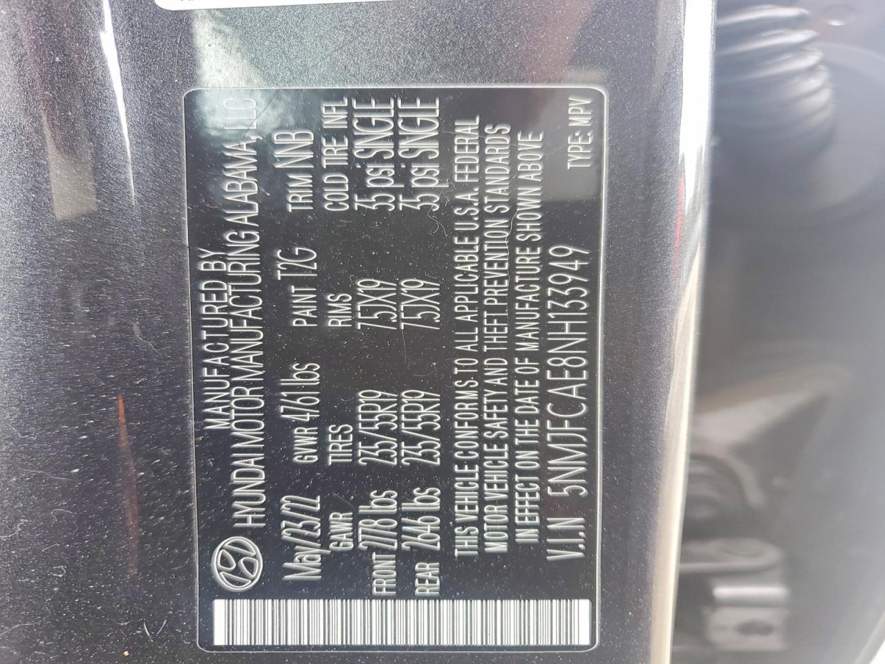 2022 HYUNDAI TUCSON