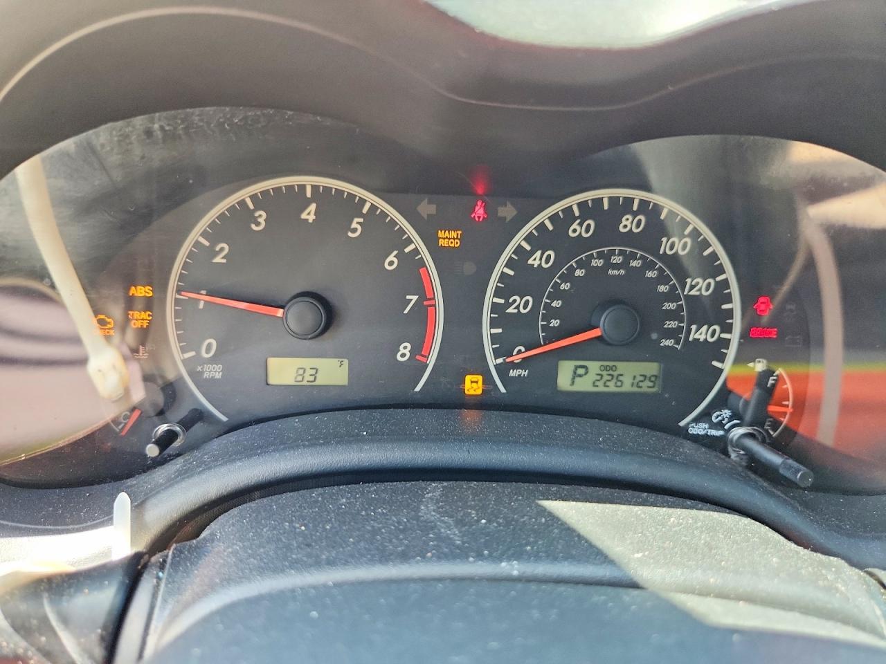 2012 TOYOTA COROLLA