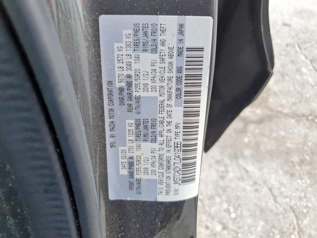 2020 MAZDA CX-9