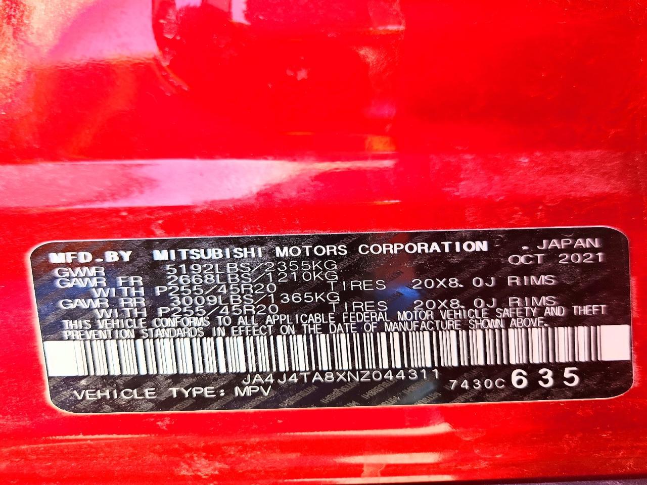 2022 MITSUBISHI outlander