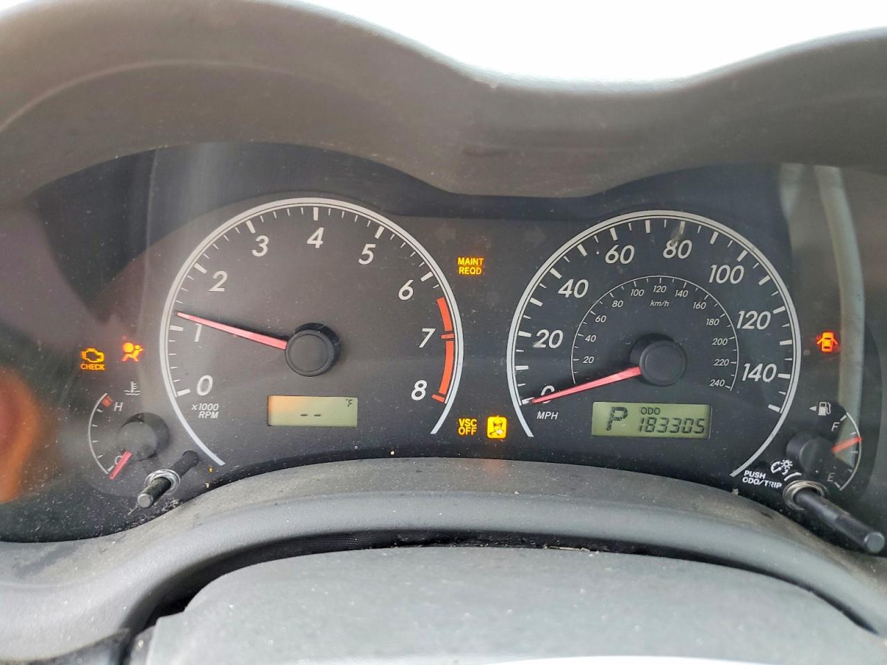 2010 TOYOTA COROLLA