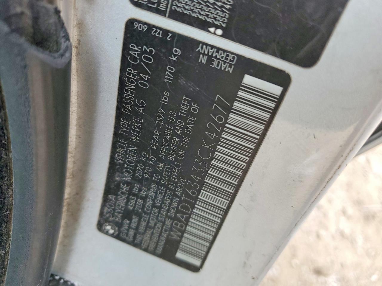 2003 BMW 5 series