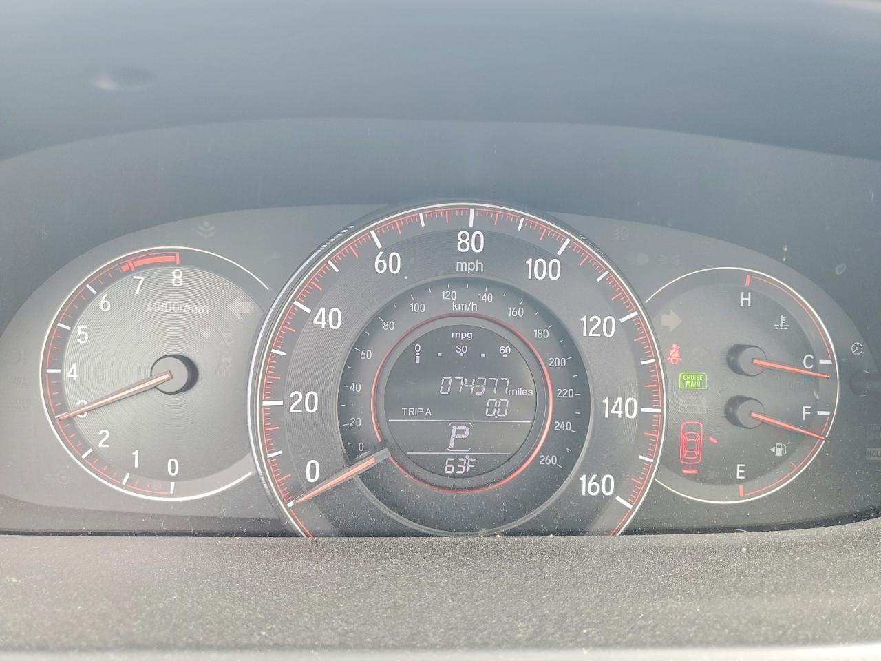 2016 HONDA ACCORD