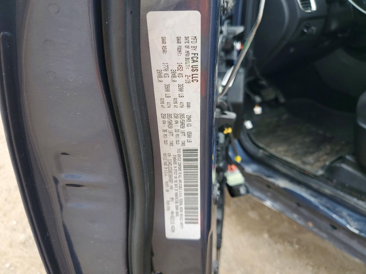 2019 DODGE DURANGO