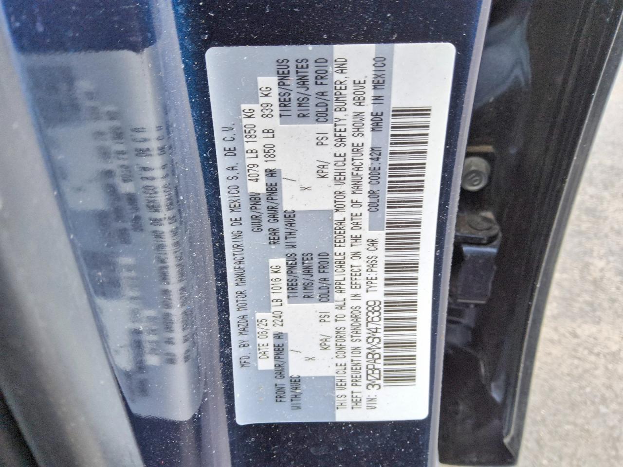2025 MAZDA 3