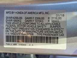 2018 HONDA ACCORD