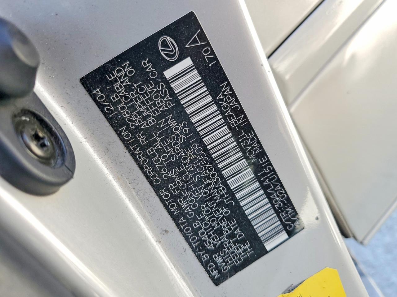 2005 LEXUS ES 330
