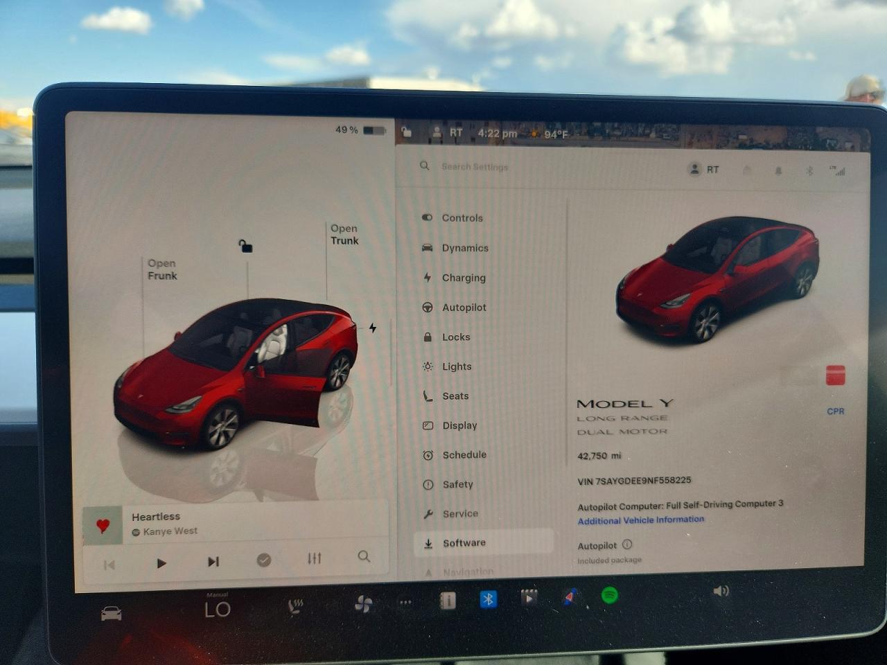2022 TESLA MODEL Y