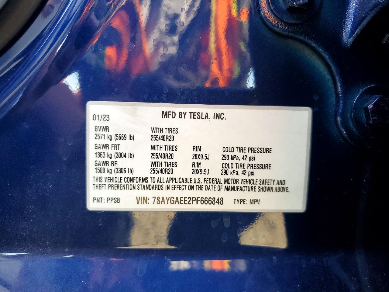2023 TESLA MODEL Y