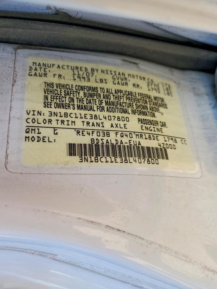 2008 NISSAN VERSA