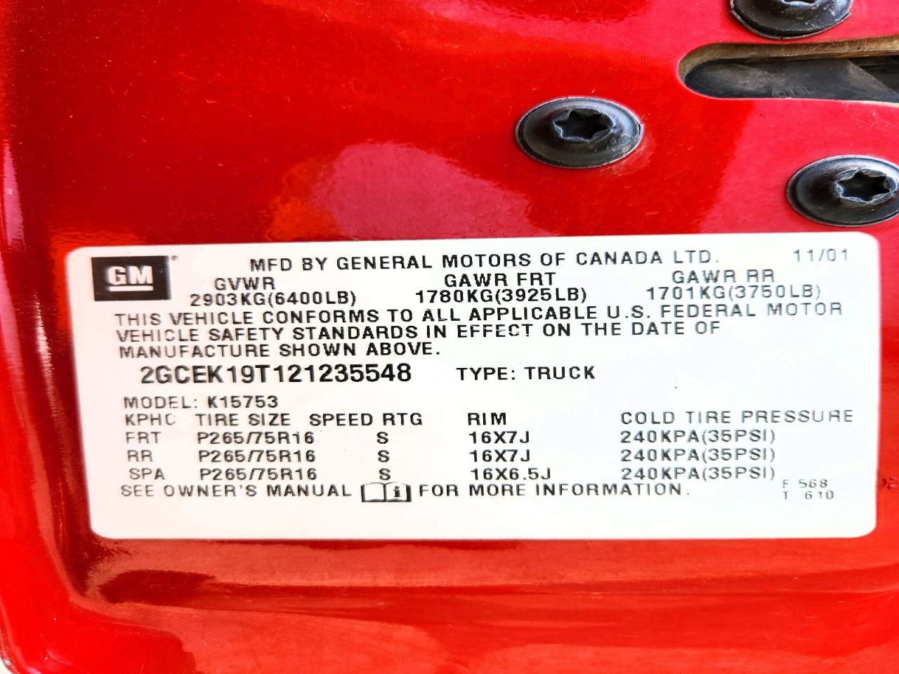 2002 CHEVROLET Silverado