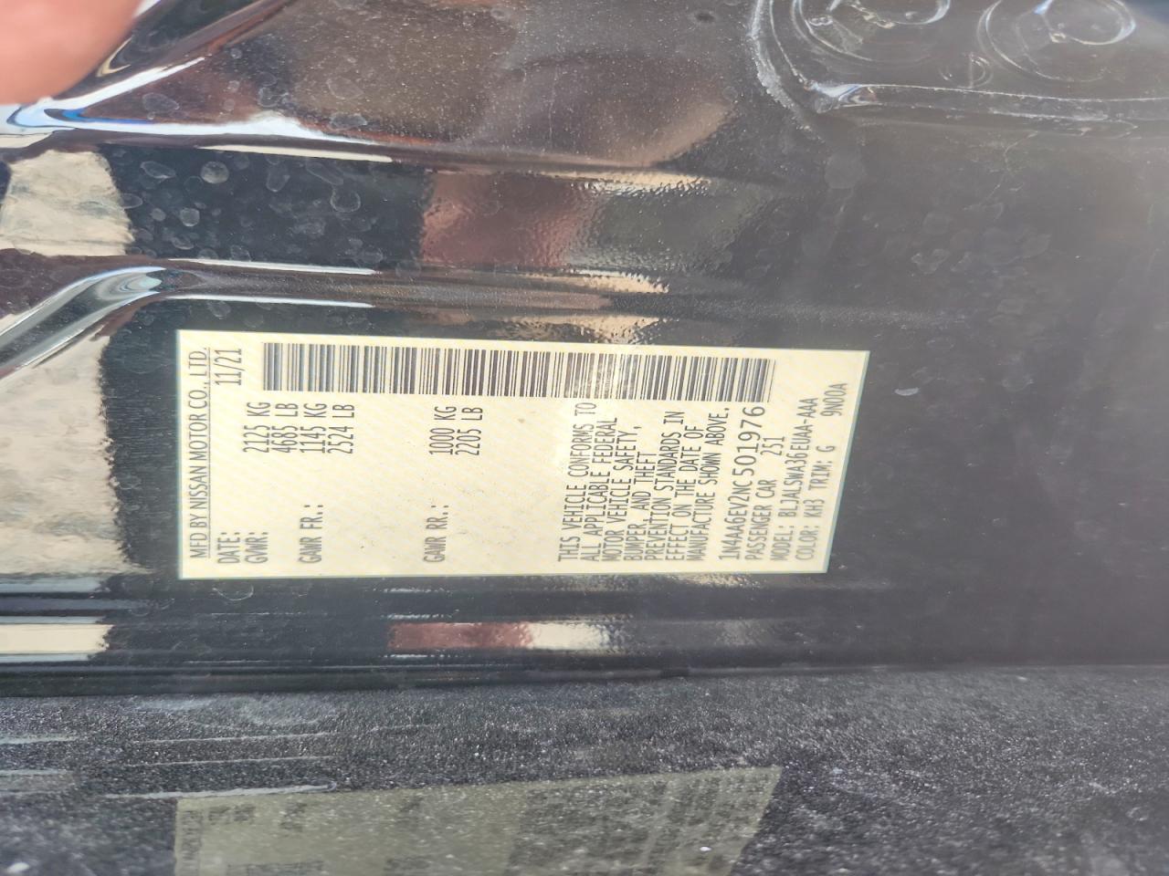 2022 NISSAN Maxima