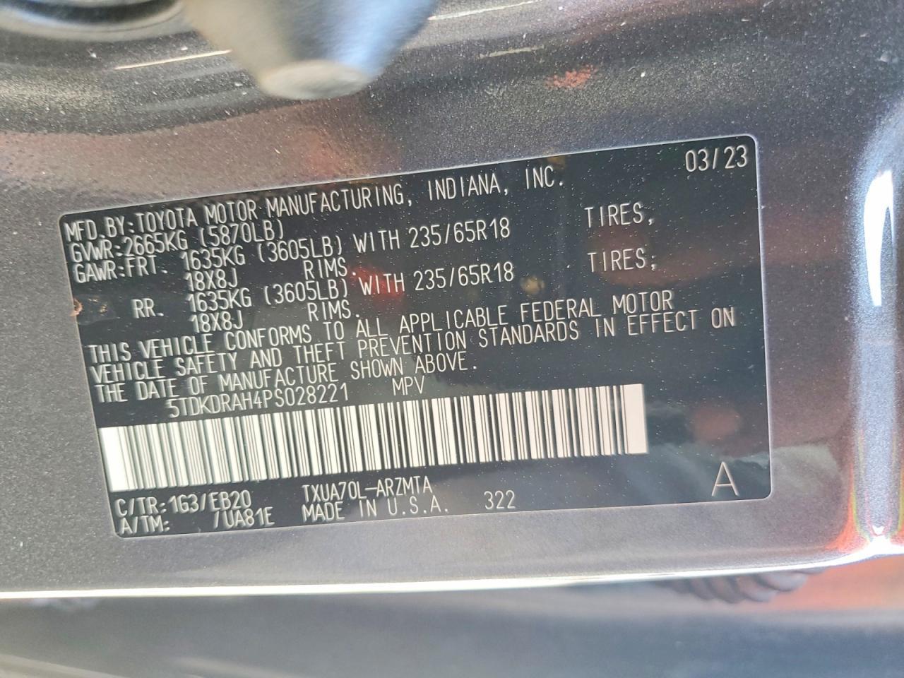 2023 TOYOTA HIGHLANDER