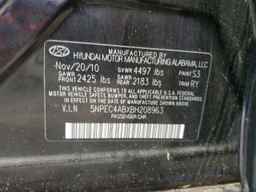 2011 HYUNDAI SONATA