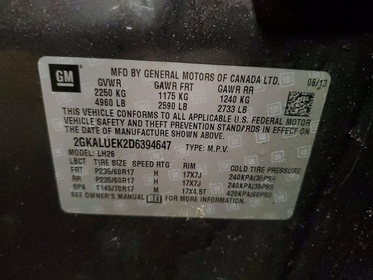2013 GMC Terrain