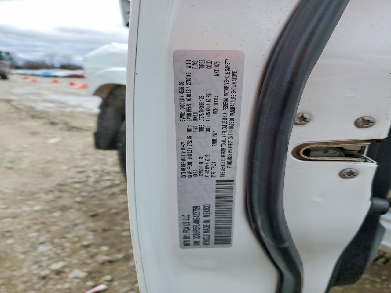 2022 RAM 2500
