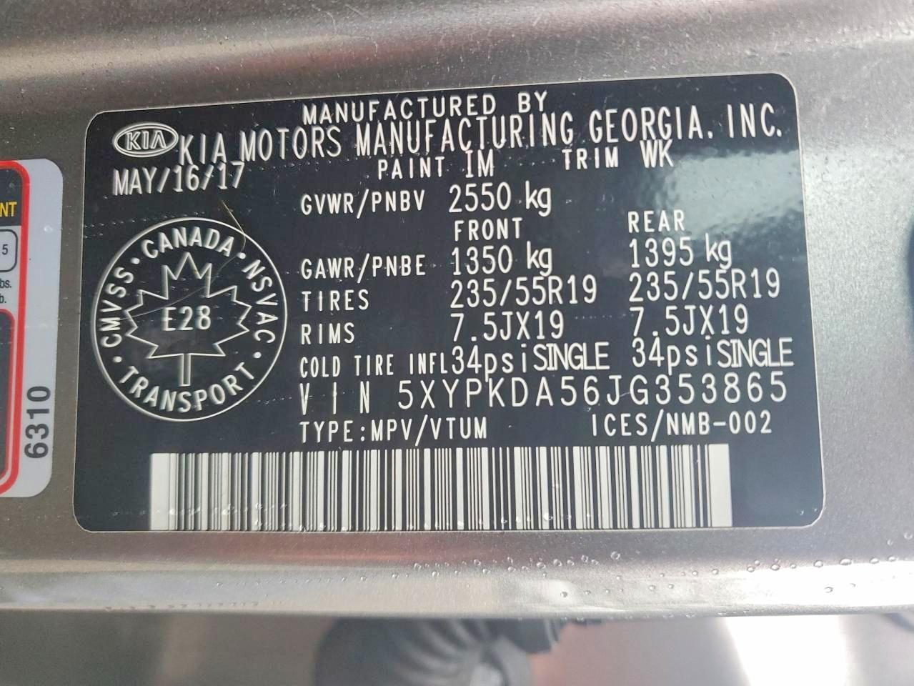 2018 KIA SORENTO