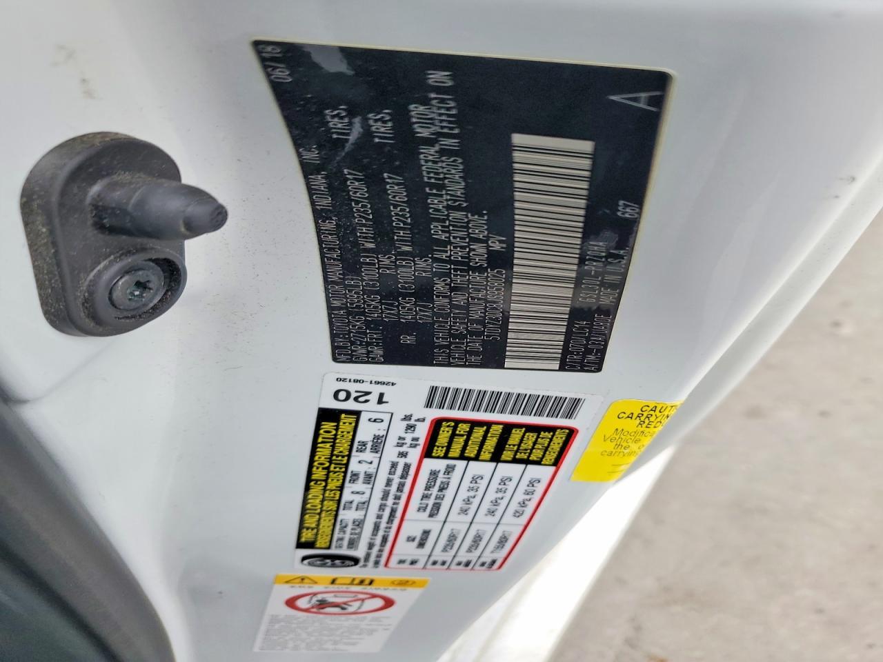 2018 TOYOTA SIENNA