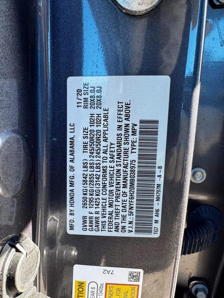 2021 HONDA PILOT