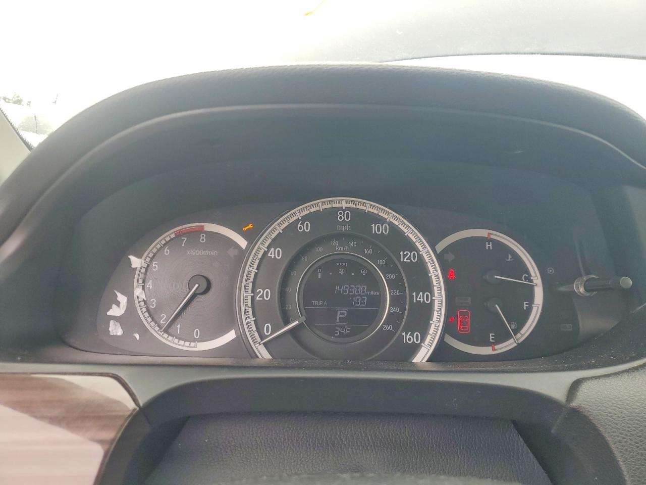 2016 HONDA ACCORD